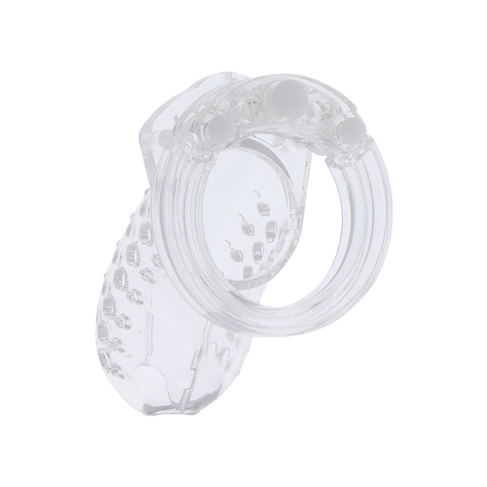 Clear extreme chastity device