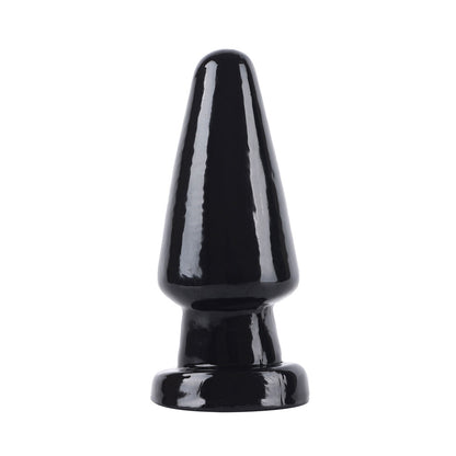 Black extreme cone butt plug