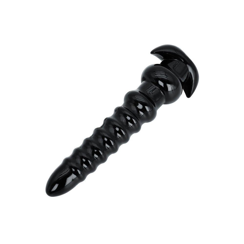 Textured black anal drill by Hidden Desire.