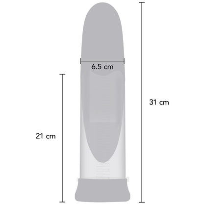 Diagram showing Fusion X pump measurements