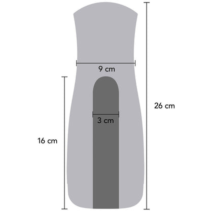 Hidden Desire Masturbator dimensions guide.