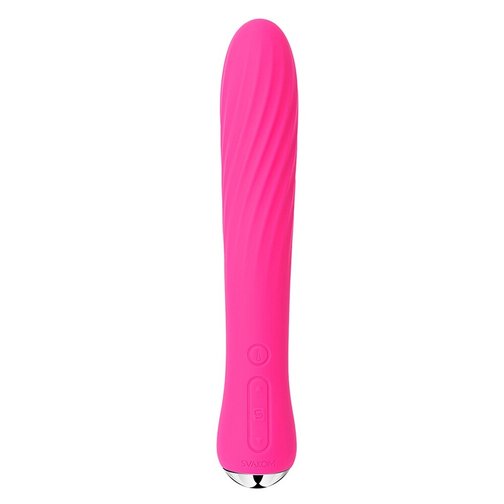 Hot pink Svakom Anya warming vibrator.