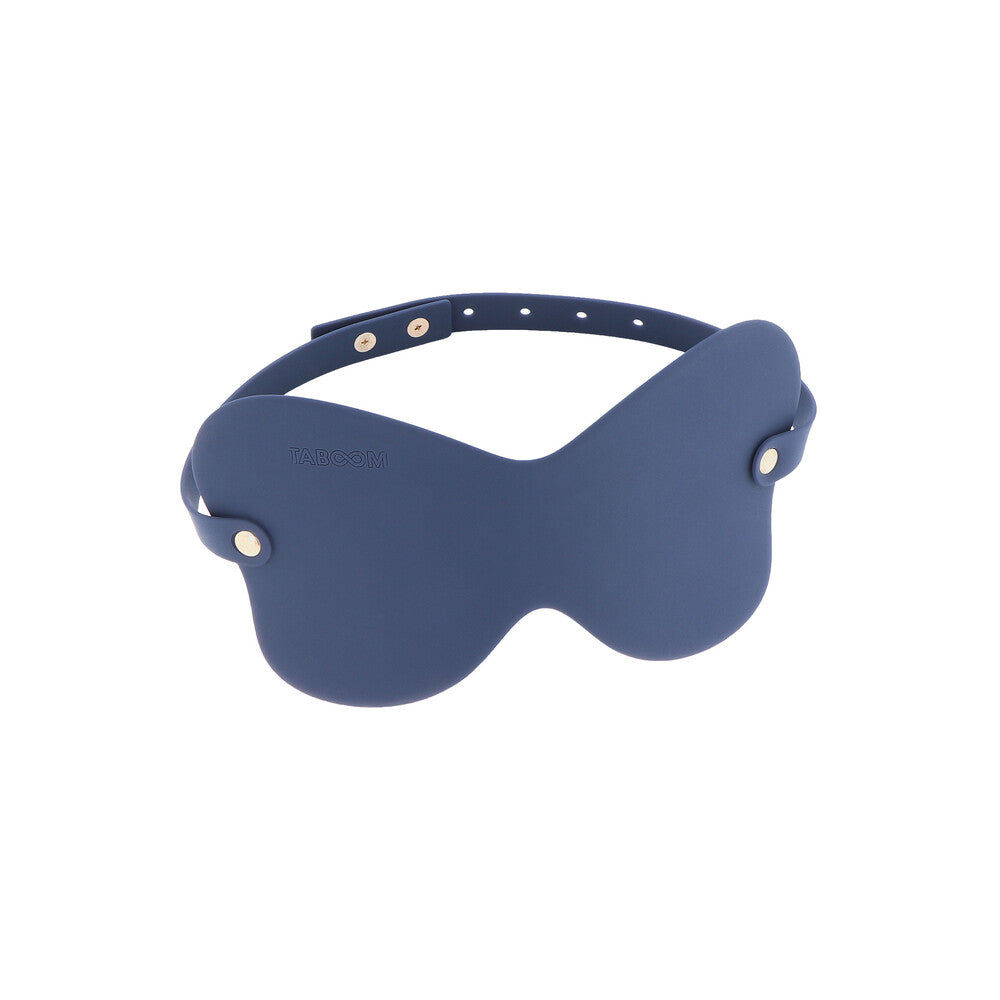 Blue Taboom silicone blindfold with adjustable strap