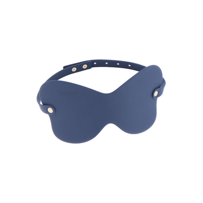 Blue Taboom silicone blindfold with adjustable strap