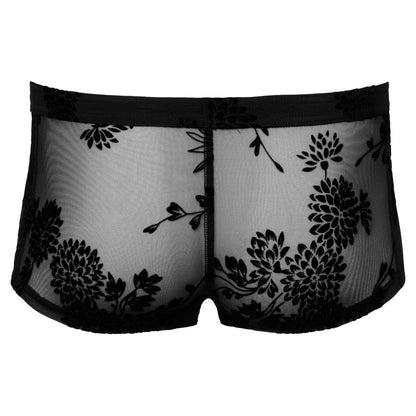 Black floral sheer knickers.