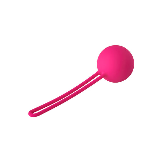 Pink Kegel ball for pelvic floor exercise