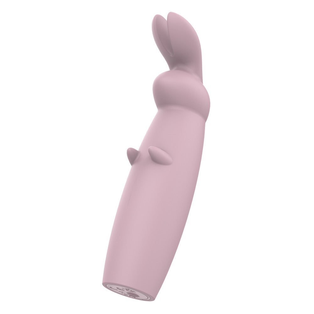 Nude pink Hazel mini rabbit massager from Dream Toys.