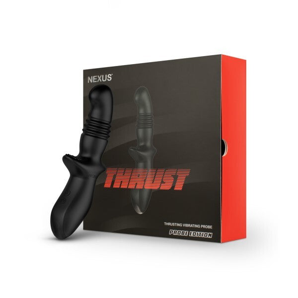 Nexus Thrust Probe Edition vibrator with packaging.