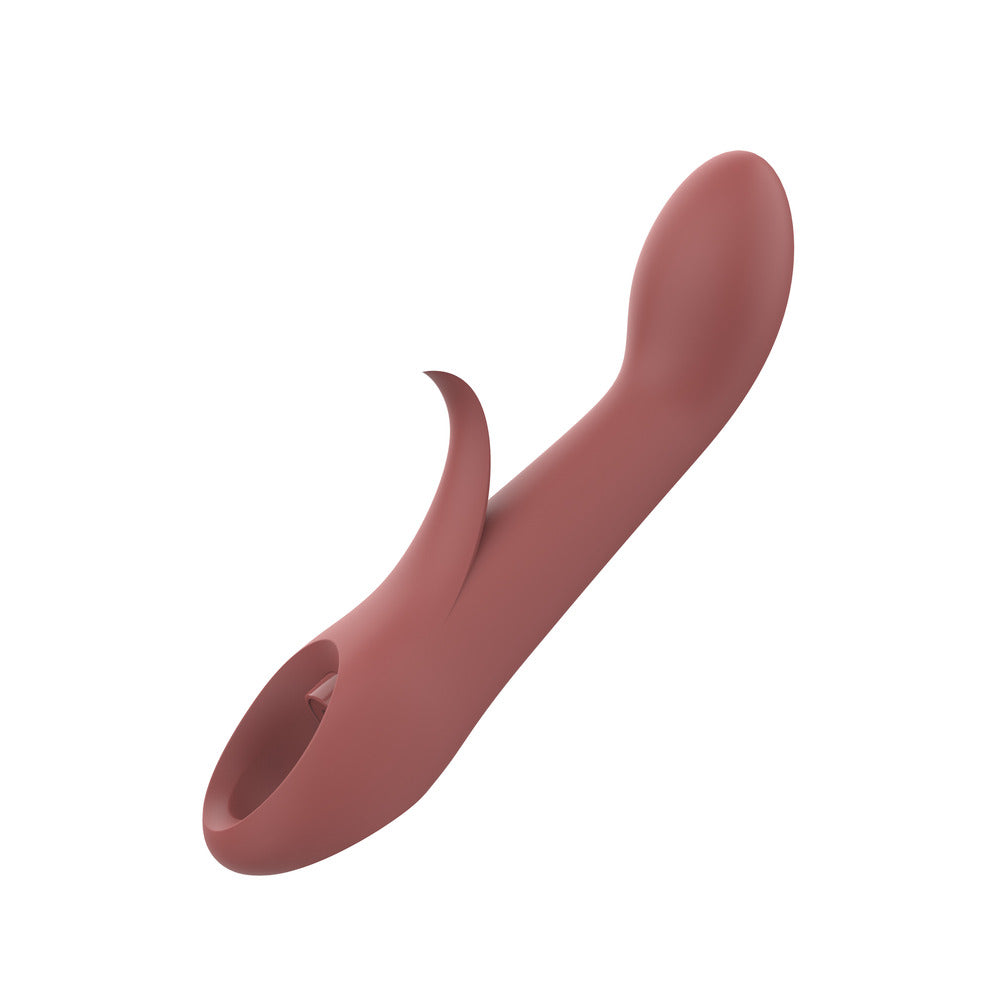 Sierra G-Spot Duo Vibrator in nude pink