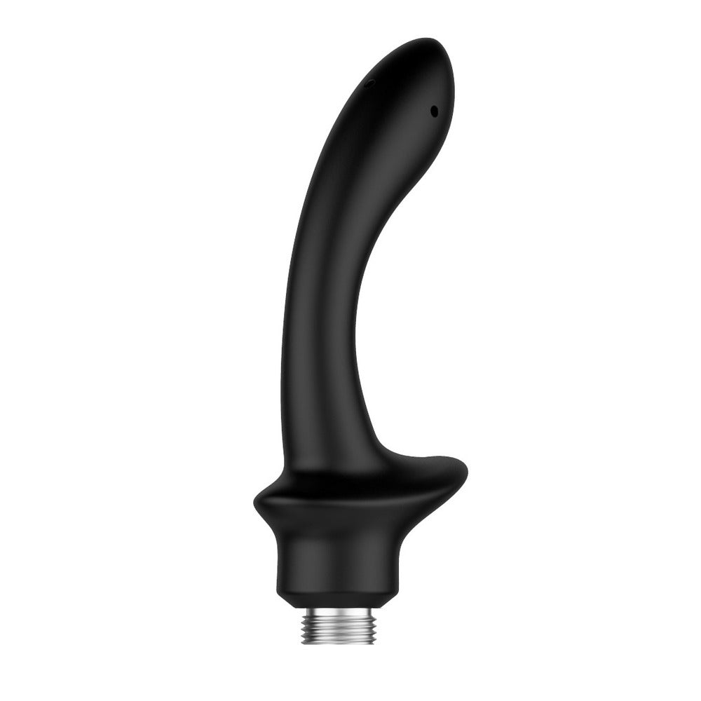 Black shower enema attachment