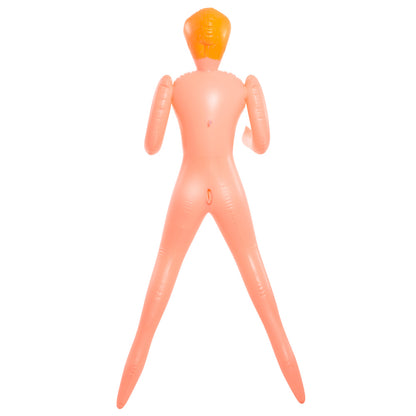 Inflatable Becky doll, rear view.