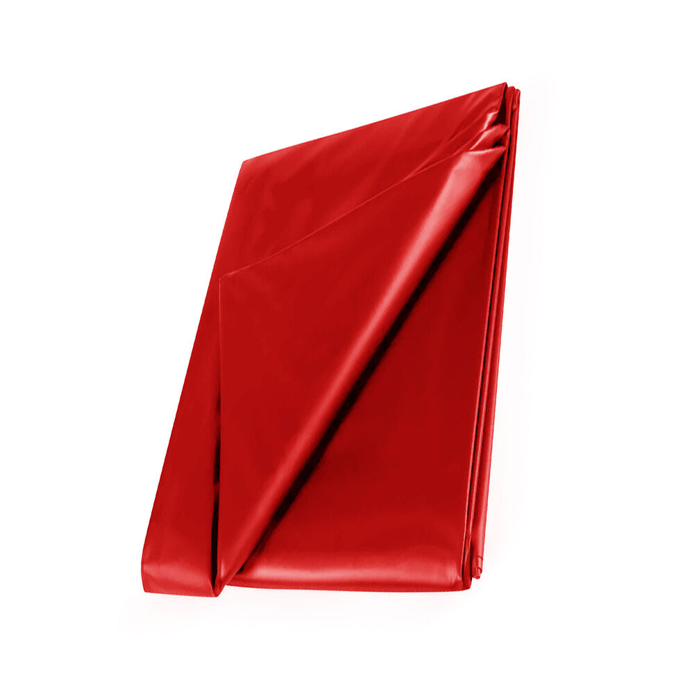 Red PVC bedsheet