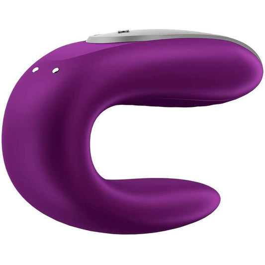 Purple Satisfyer Partner Double Fun vibrator.