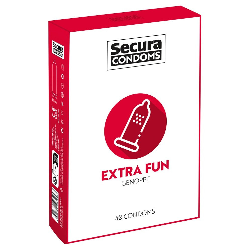 Secura Condoms Extra Fun 48 Pack