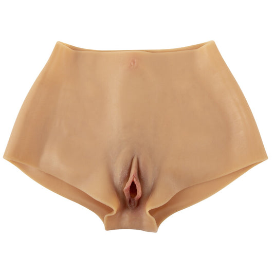 Realistic faux vagina pants