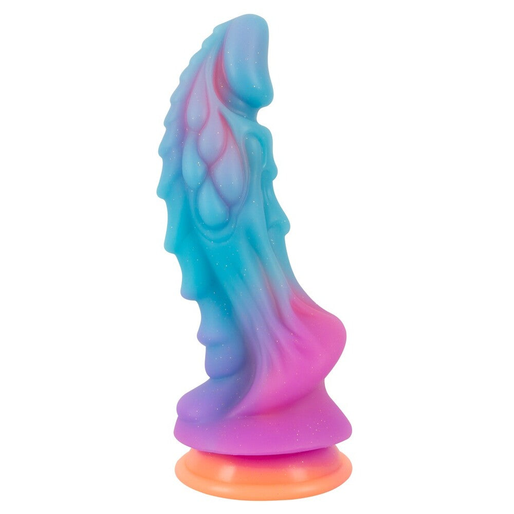 Textured, multi-coloured fantasy dildo from You2Toys' Beasty Cocks range.
