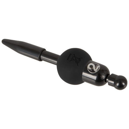 Black vibrating penis plug by You2Toys for intimate pleasure.