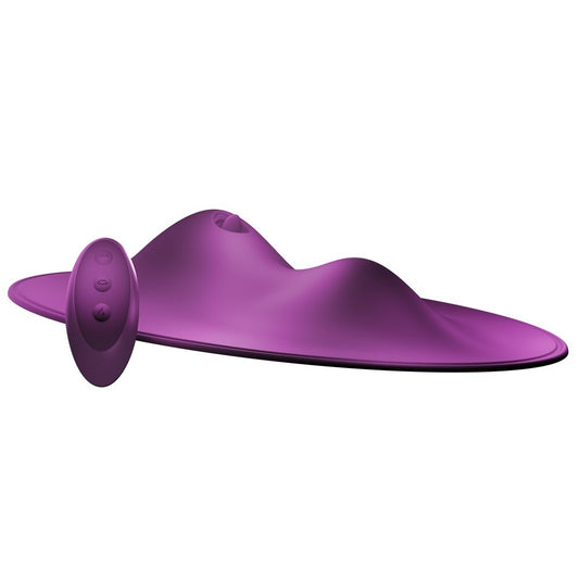 Purple VibePad 2 clitoral vibrator pad with remote by You2Toys for intimate pleasure.