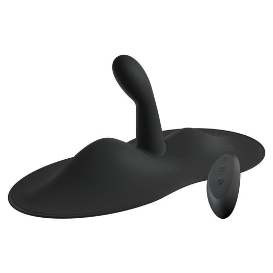 Black VibePad for clitoral stimulation and remote.