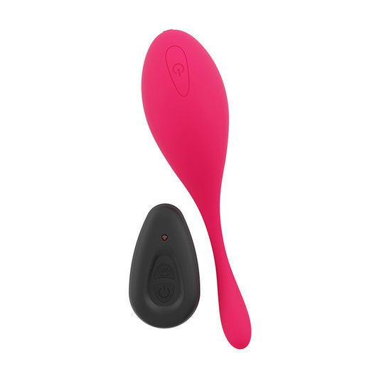 Pink vibe with a remote control.