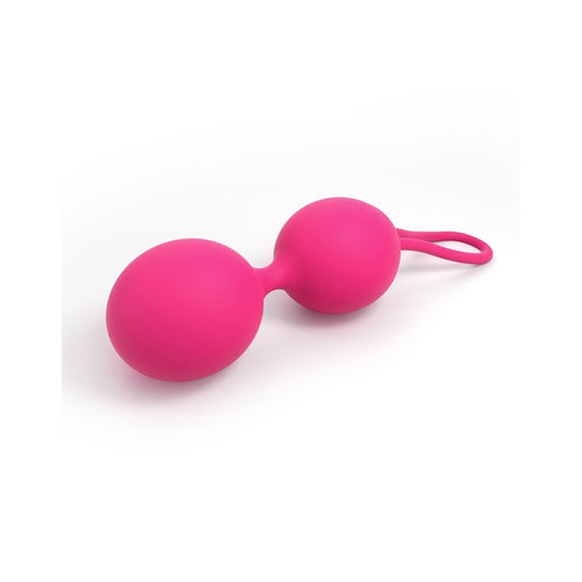 Pink Dorcel Geisha dual balls, for pleasure and pelvic floor exercise.