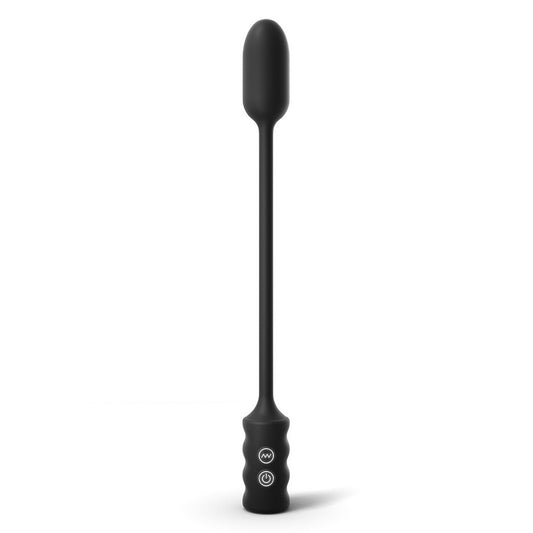 Black multi-usage vibrator with control buttons.