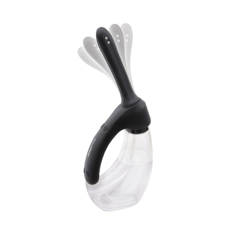 Rechargeable auto douche for personal hygiene and intimate cleansing.