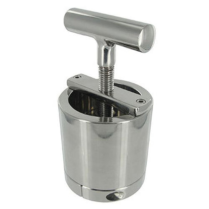 Gleaming steel instrument; a tantalising dance of pressure and release.
