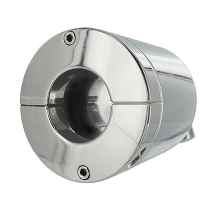 A glint of steel, a promise of tantalising restraint. 
