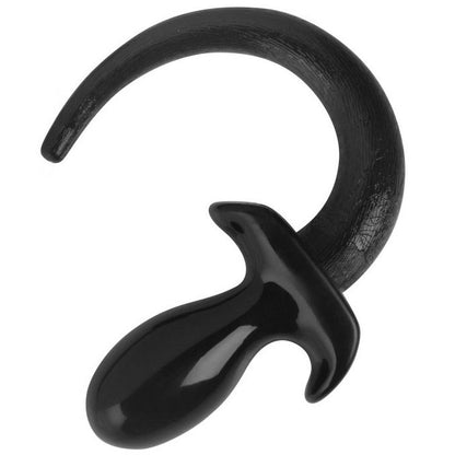 Black dog tail butt plug from XR Brands.