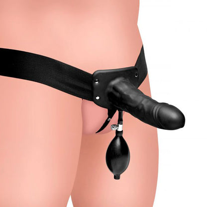 XR Brands inflatable strap-on harness