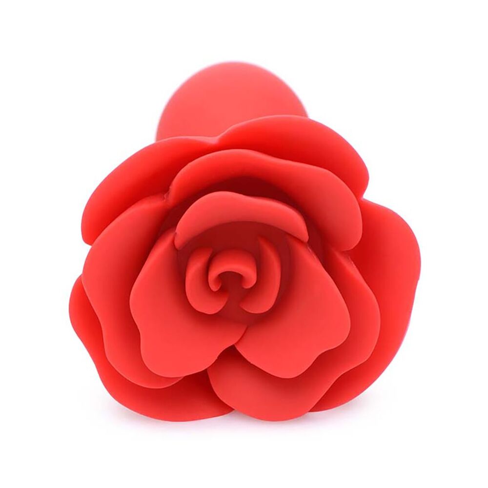 Red rose anal plug from Master Series