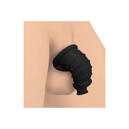 Dark Chamber silicone chastity cage