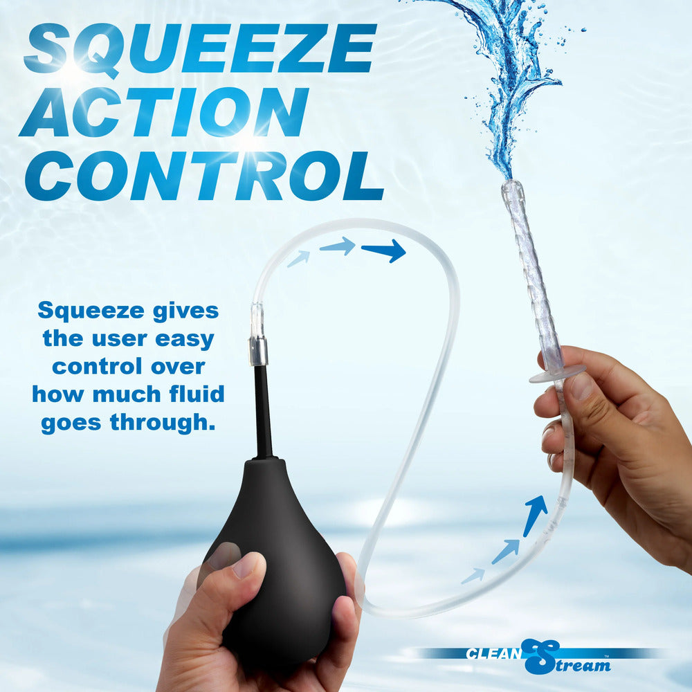 Clean Stream enema bulb kit, featuring easy squeeze action and control.