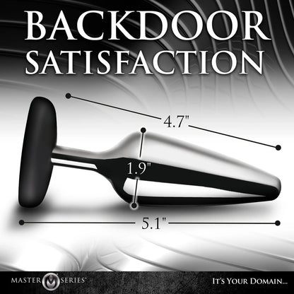 Butt plug with measurements.