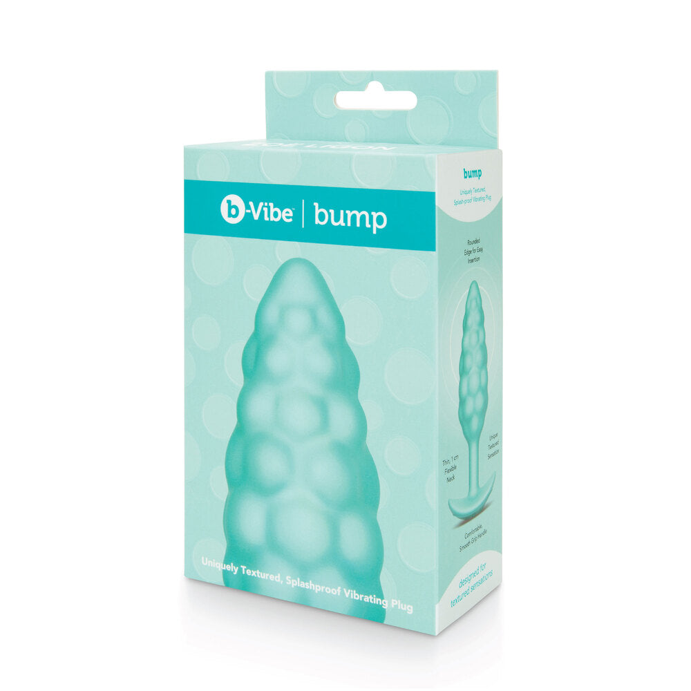 B-Vibe's Bump: A textured plug presented in a chic, playful package. Designed for tantalising exploration and ultimate pleasure.