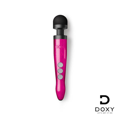 Doxy Die Cast Wand Rechargeable in Hot Pink