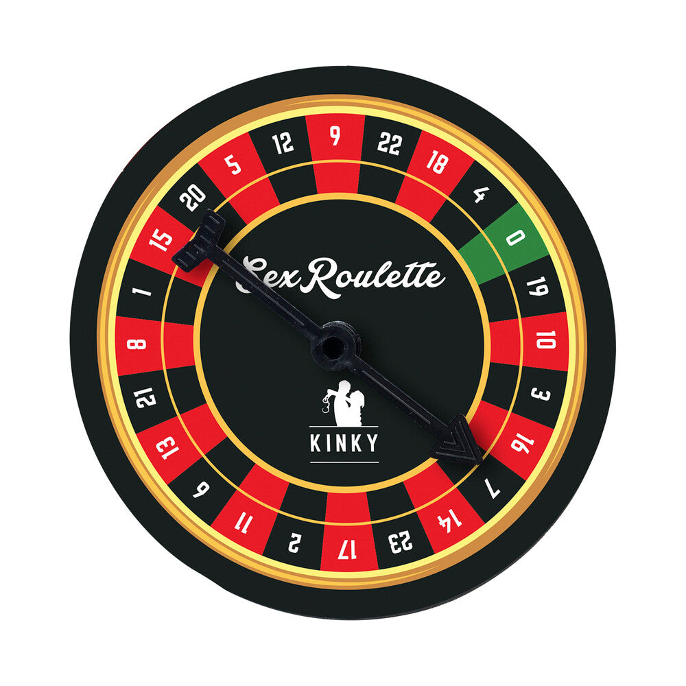 Adult game: kinky sex roulette wheel.