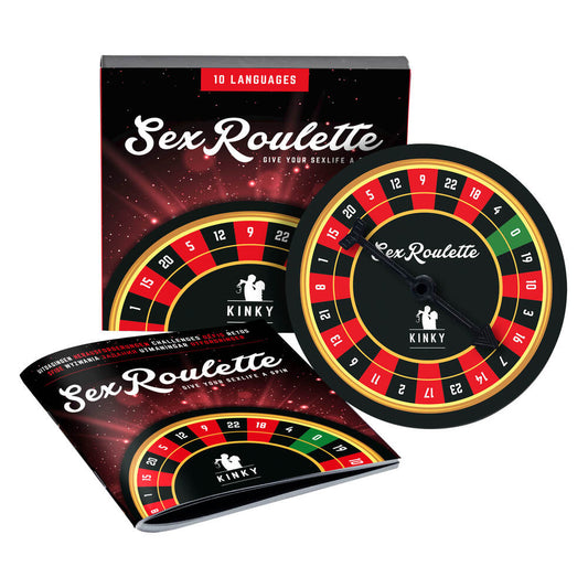 Kinky Sex Roulette game with spinning wheel.