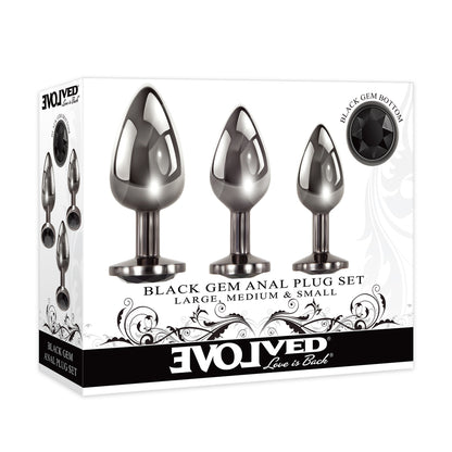 Gem anal plug set