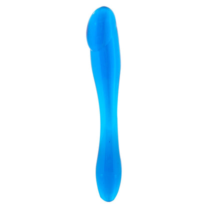 Blue double-tipped anal probe from Seven Creations.