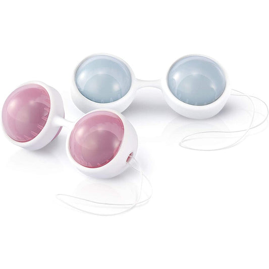 Lelo Luna Beads pink and blue for pelvic floor strengthening