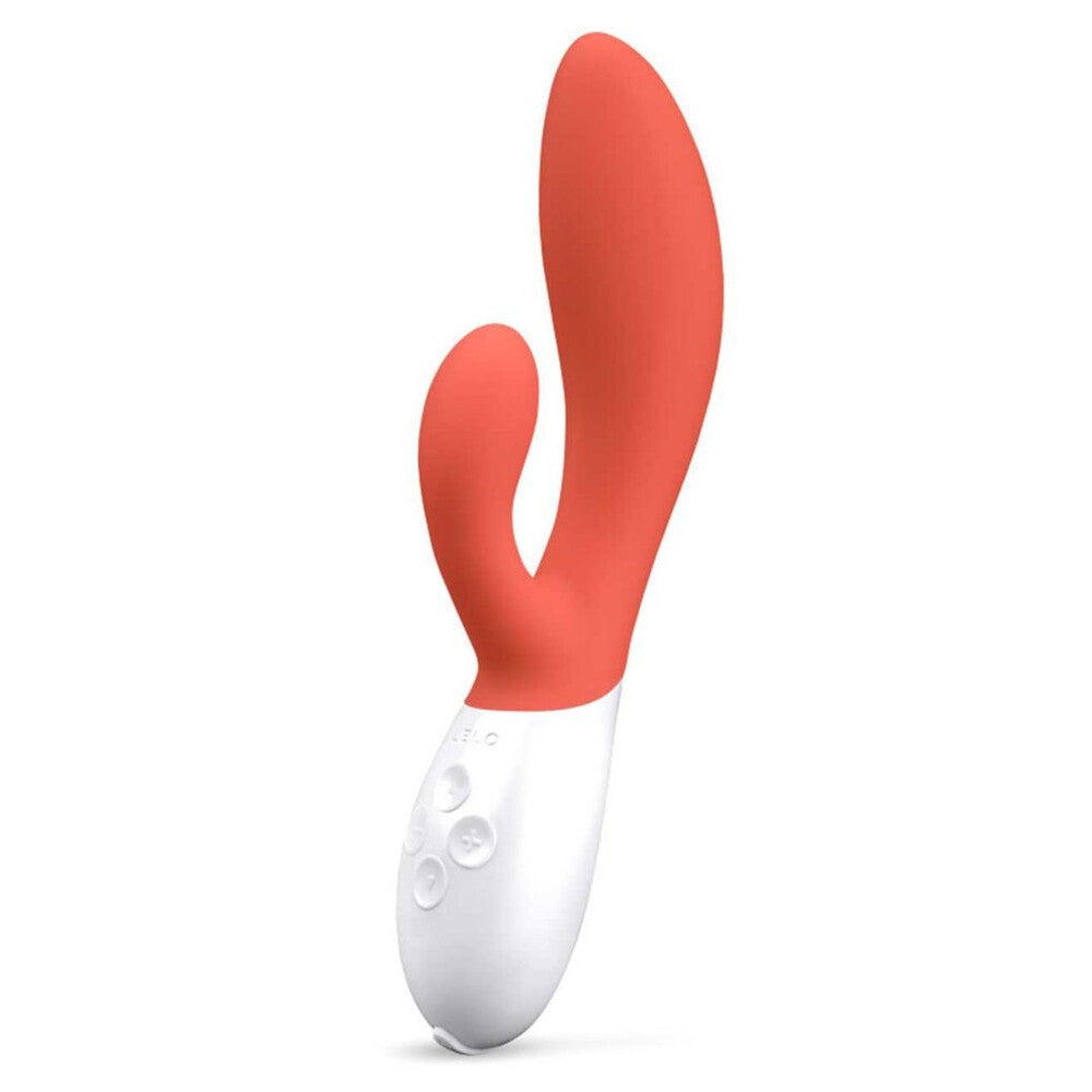 Coral Lelo Ina 3 dual action massager, ready for pleasure.
