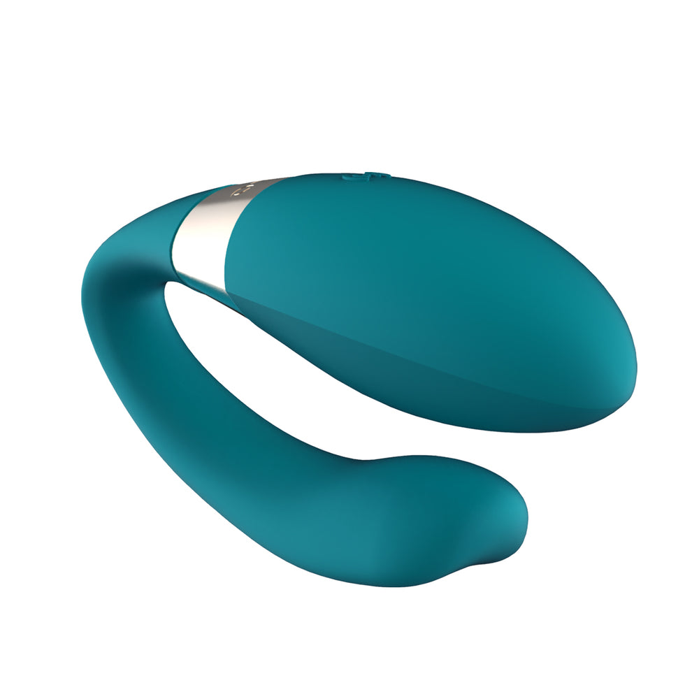Ocean blue couples vibrator by Lelo.