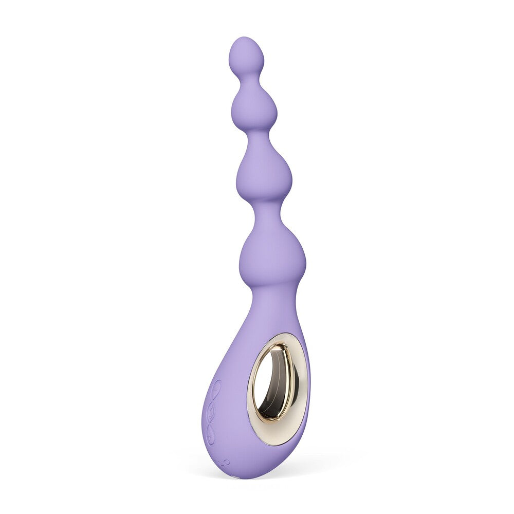 Lelo Soraya Wave anal beads massager in Violet Dusk.