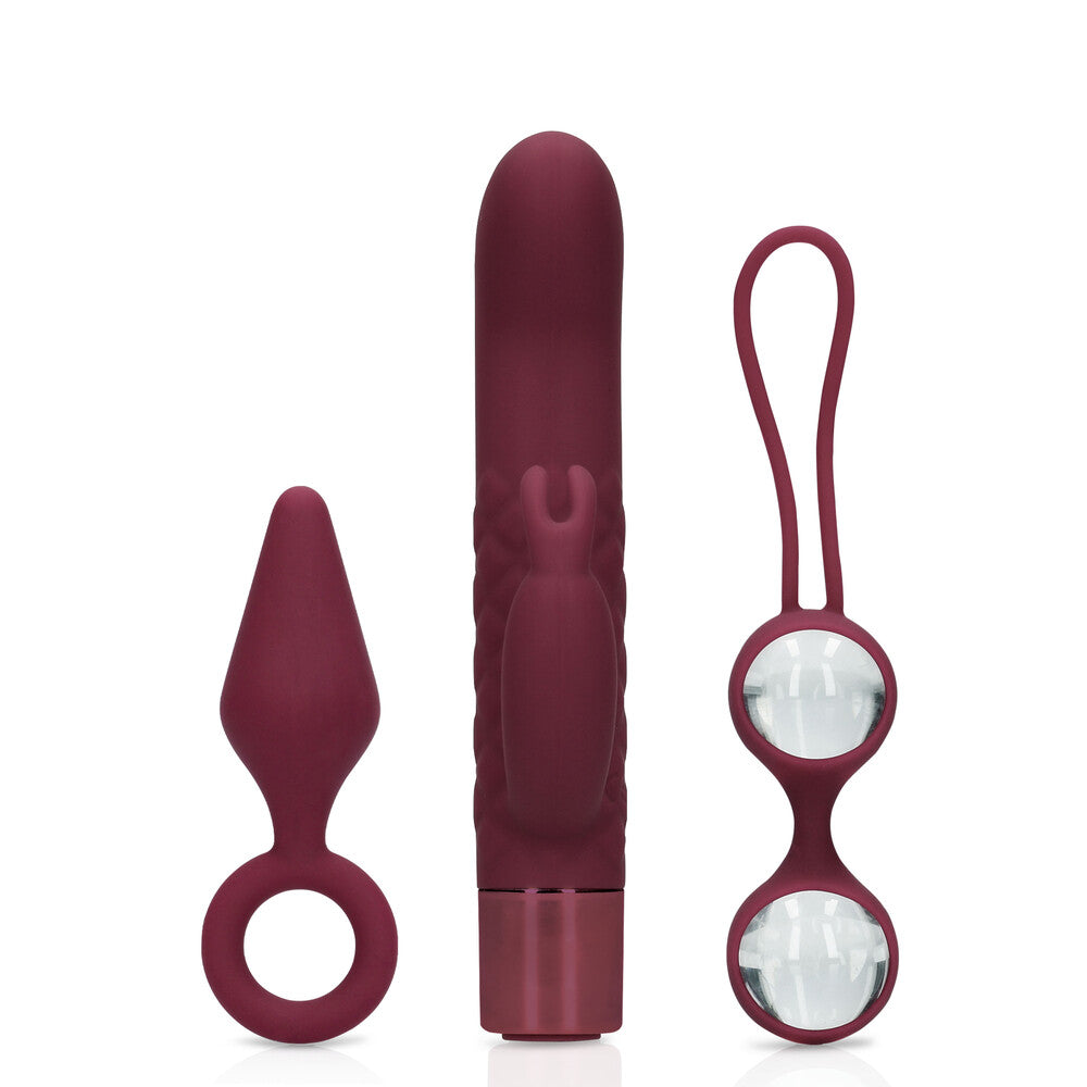 Burgundy vibe enhancer kit for her
