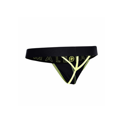 Male Basics Neon Thong in Yellow
