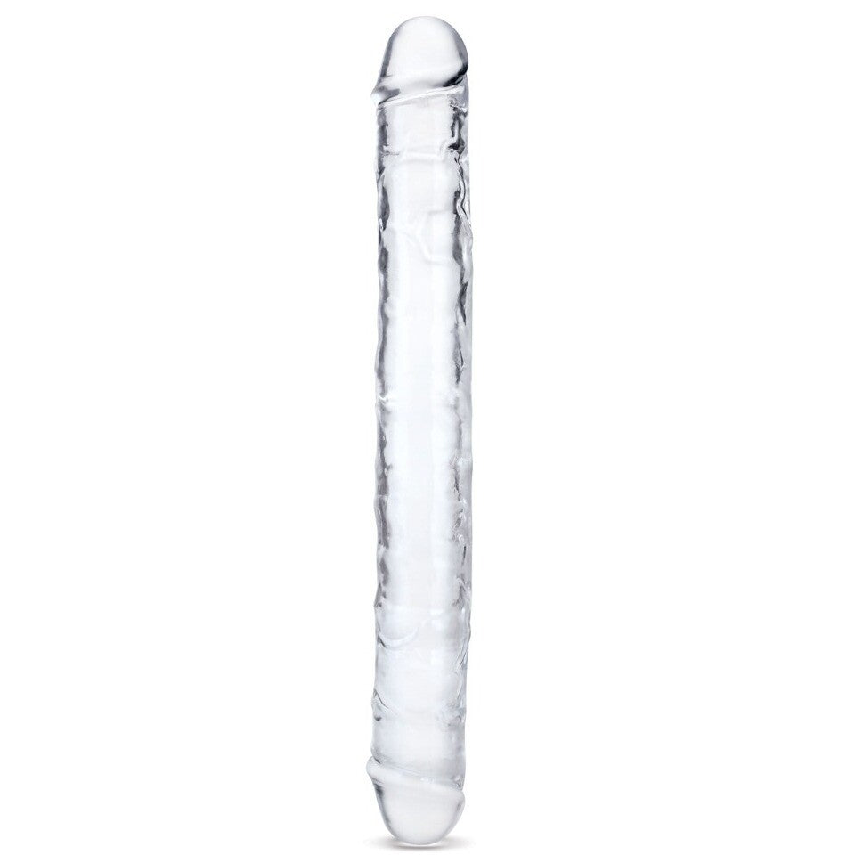 Clear crystal glass dildo