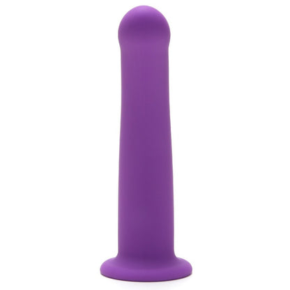 Purple silicone dildo