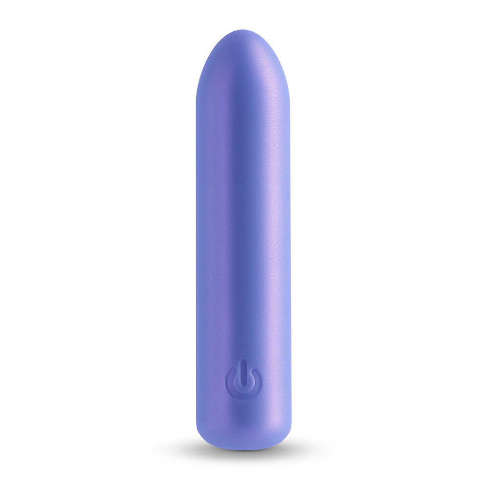 Purple pleasure wand for enhanced intimacy.